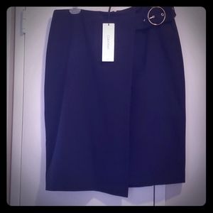 Calvin Klein wrap style with gold buckle size 8